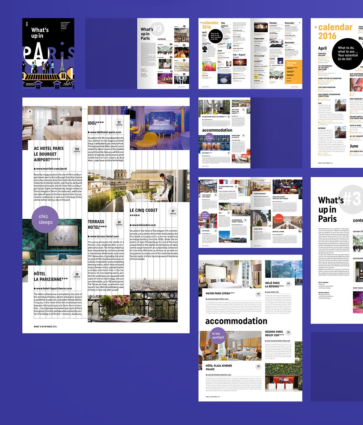 巴黎旅游局品牌設(shè)計塑造 插圖設(shè)計 冊子設(shè)計