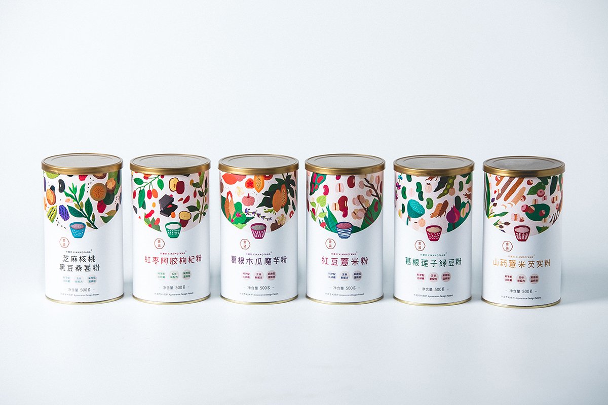 深圳品牌設(shè)計(jì)  深圳品牌策劃  纖磨五谷粉品牌形象包裝設(shè)計(jì)  包裝設(shè)計(jì)
