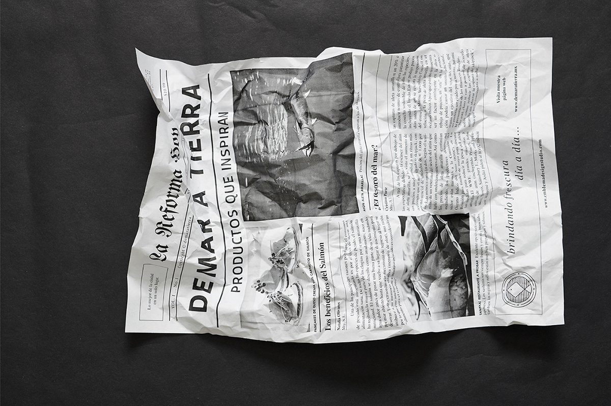 De Mar a Tierra海鮮餐廳品牌形象設計欣賞，品牌設計，品牌策劃，深圳品牌設計，深圳品牌策劃，餐飲品牌設計，餐飲品牌策劃，左右格局