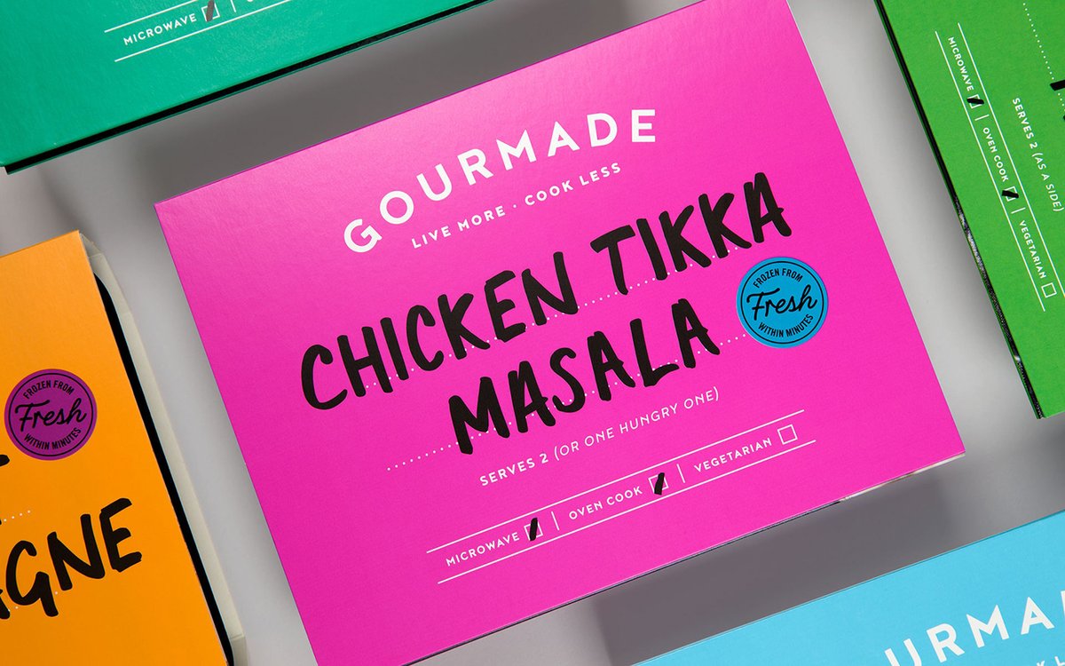 冷凍食品 Gourmade品牌設計和品牌定位——個性的品牌形象案例，食品品牌設計，品牌形象整合，品牌標識設計，食品品牌形象設計，品牌營銷，品牌戰略定位，品牌設計公司，深圳品牌策劃，深圳品牌設計，左右格局