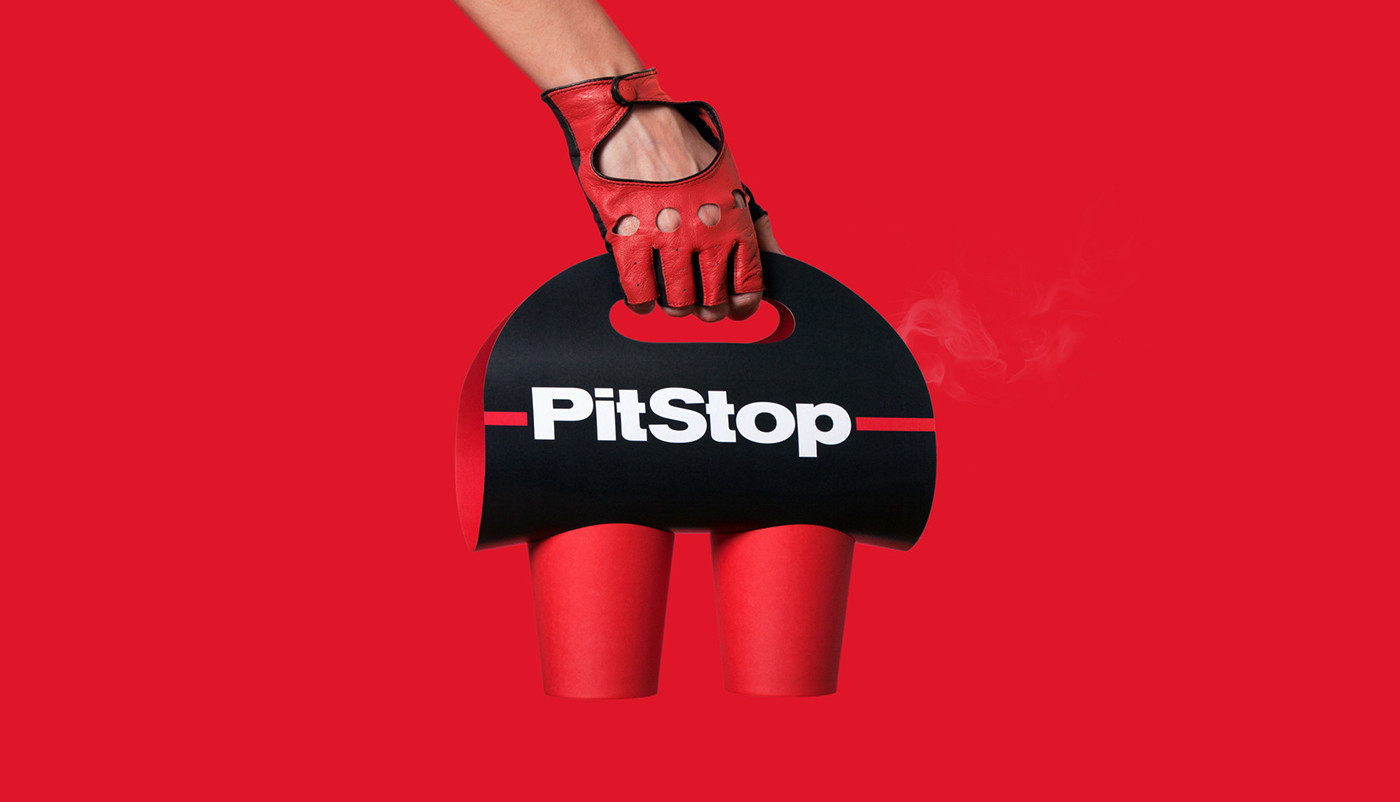 快餐連鎖店 PitStop 品牌形象升級案例，快餐品牌設計，深圳品牌設計，品牌形象升級，左右格局