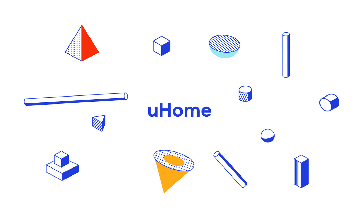 UHome創意平臺插畫賞析——形象策劃和品牌設計案例，家居形象策劃，深圳品牌設計，插畫設計，左右格局