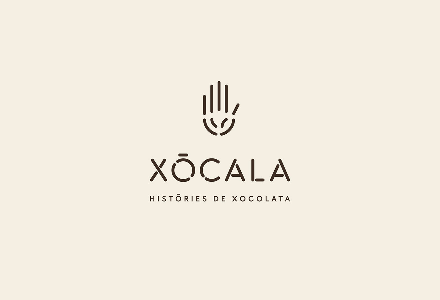 創意食品 Xo?cala 巧克力品牌形象設計案例欣賞，食品品牌設計，品牌設計公司，深圳品牌設計，左右格局