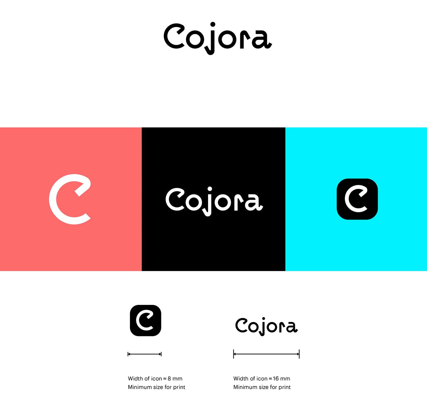 Cojora 軟件開發公司品牌形象設計，科技品牌設計，企業形象設計，深圳品牌設計，左右格局