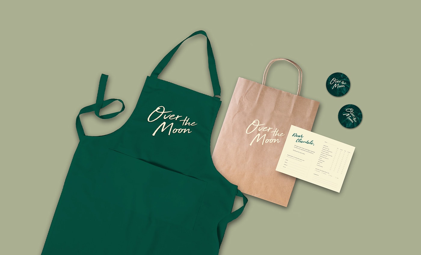 國際精品酒店品牌塑造——Over the Moon 品牌形象設計，酒店品牌設計，品牌形象塑造，深圳品牌設計，左右格局